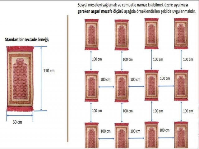 NAMAZ KILINACAK CAMİLER BELLİ OLDU