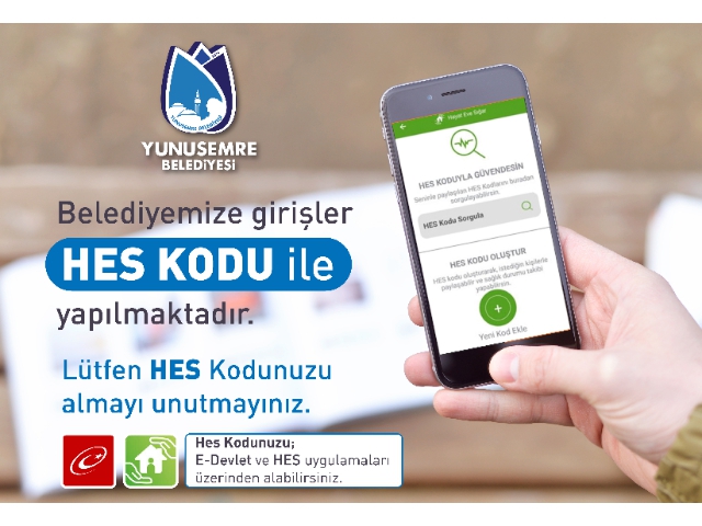YUNUSEMRE’DE HES UYGULAMASI BAŞLIYOR