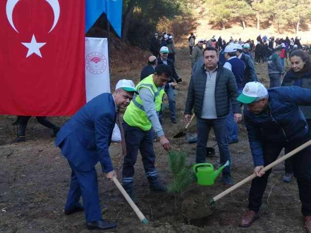 ÖĞRETMENLER GÜNÜ İÇİN AĞAÇ DİKİLDİ