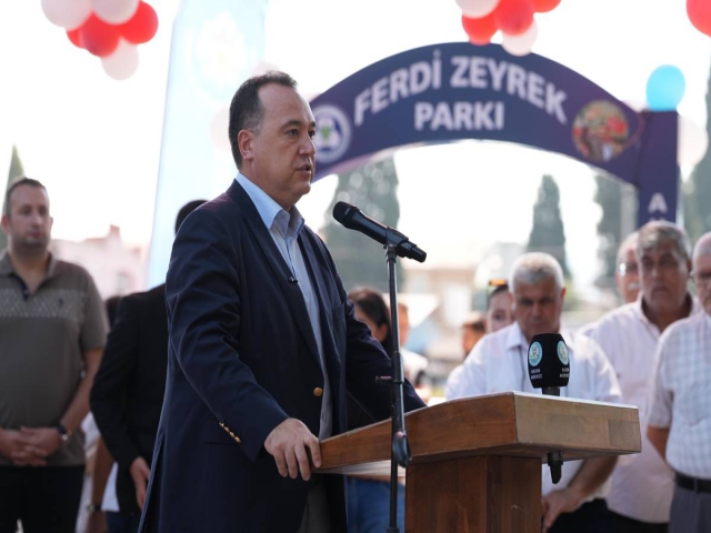 Ferdi Zeyrek Parkı Ahmetli’de Açıldı