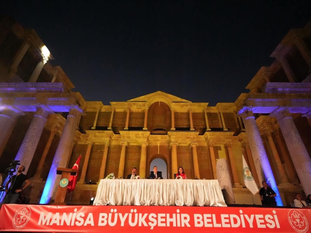 Tarihi Sardes’te Belediye Meclisi Toplandı