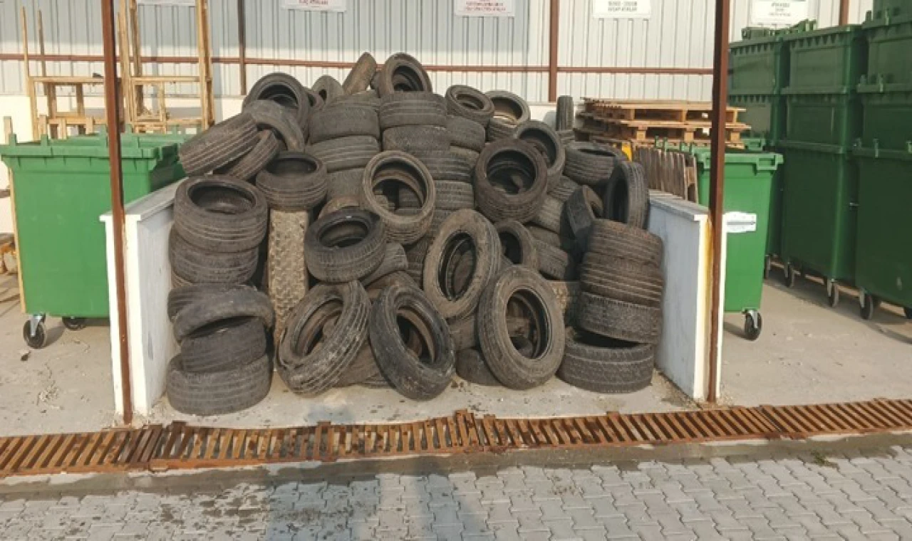 86,5 TON LASTİK GERİ DÖNÜŞÜME KAZANDIRILDI