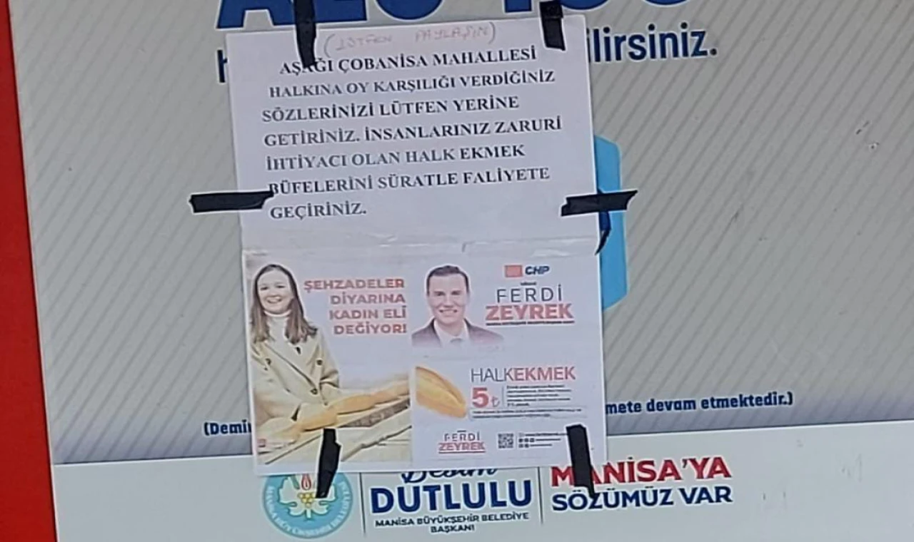 Aşağıçobanisa Mahallesi’nden Gülşah Durbay’a Halk Ekmek Tepkisi!