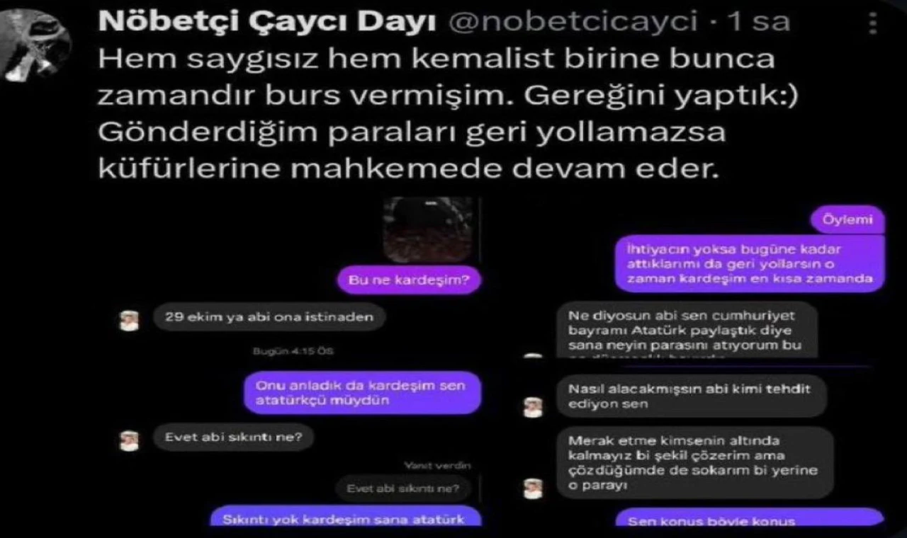 Atatürk Paylaşımı Bursu Yaktırdı: Tepkiler Çığ Gibi Büyüdü