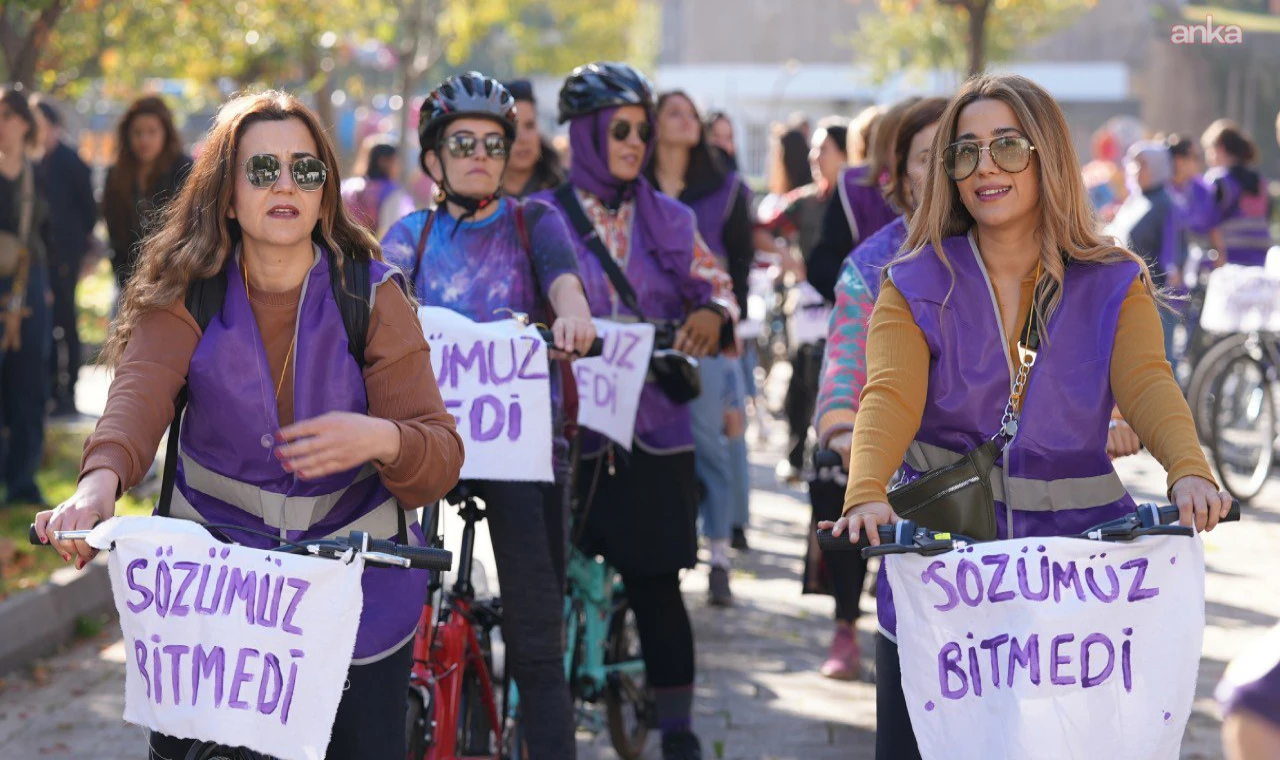 Diyarbakır’da 25 Kasım İçin Bisiklet Turu Düzenlendi