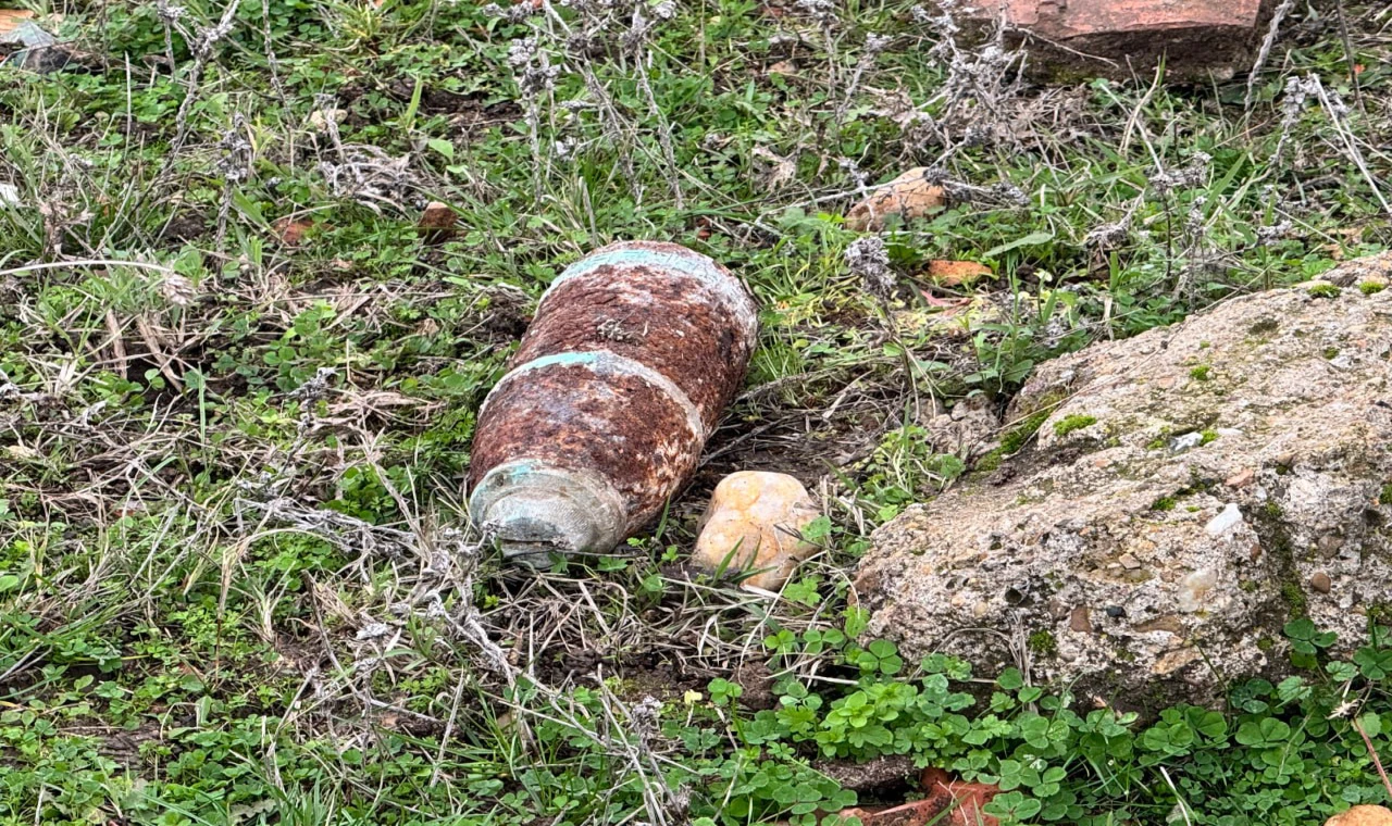 Edirne’de Mantar Toplayan Köylüler Top Mermisi Buldu