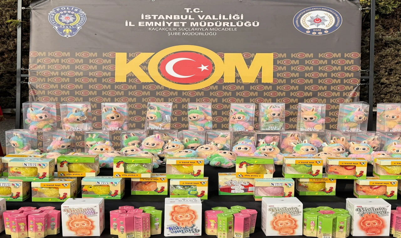 İstanbul Fatih’te 50 milyon TL’lik sahte oyuncak operasyonu