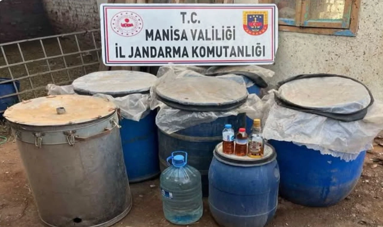 Salihli’de Jandarmadan Sahte Alkol Operasyonu!