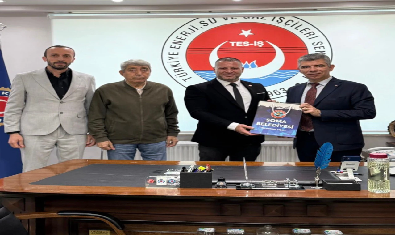 Soma Belediye Başkanı Sercan Okur’dan Enerji Çalışanlarına Ziyaret