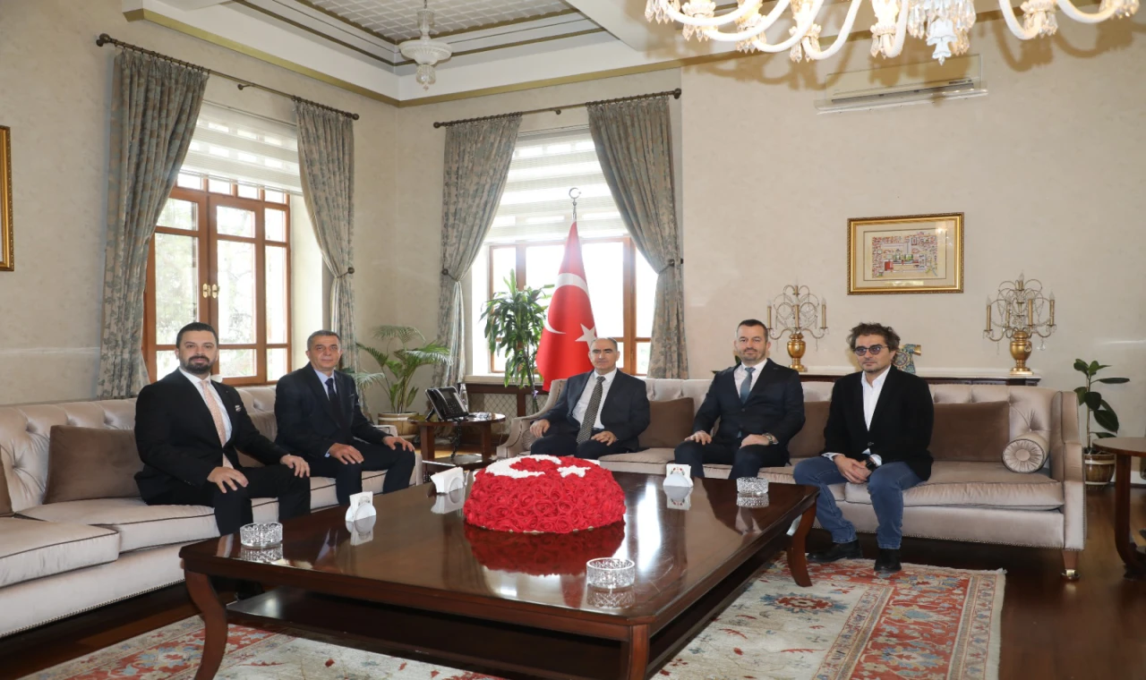 BAŞKAN ŞİMŞEK VALİ ÖZKAN’I ZİYARET ETTİ