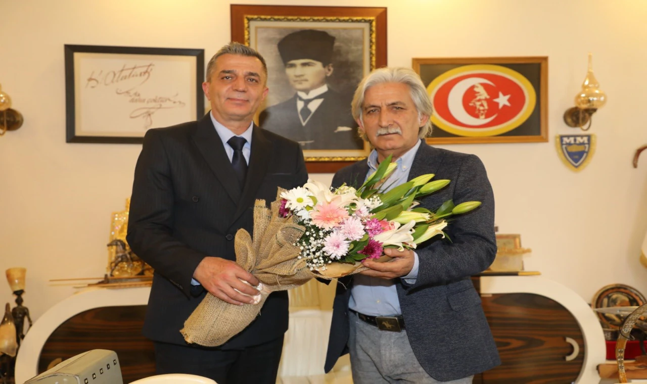 BAŞKAN ŞİMŞEK’TEN KAYMAKAM GENEL’E ZİYARET