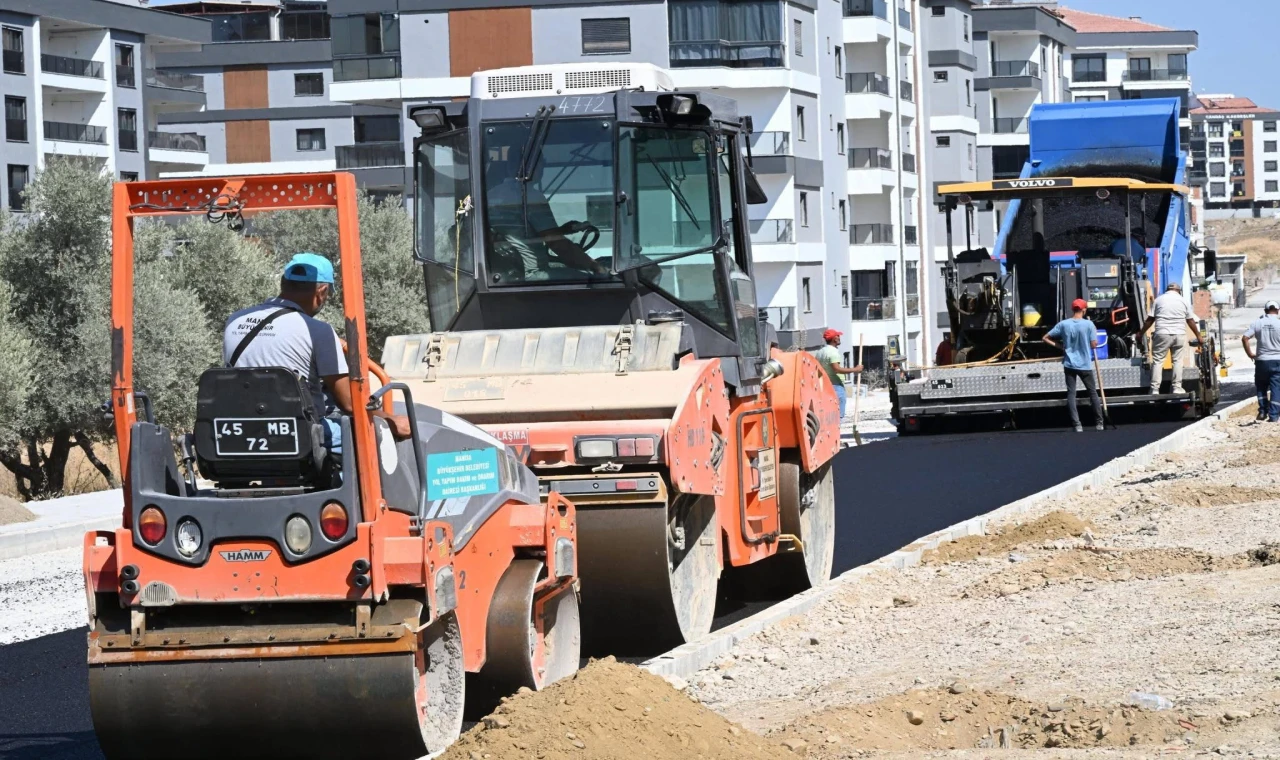 Manisa’da Asfaltlama Çalışmalarında Rekor