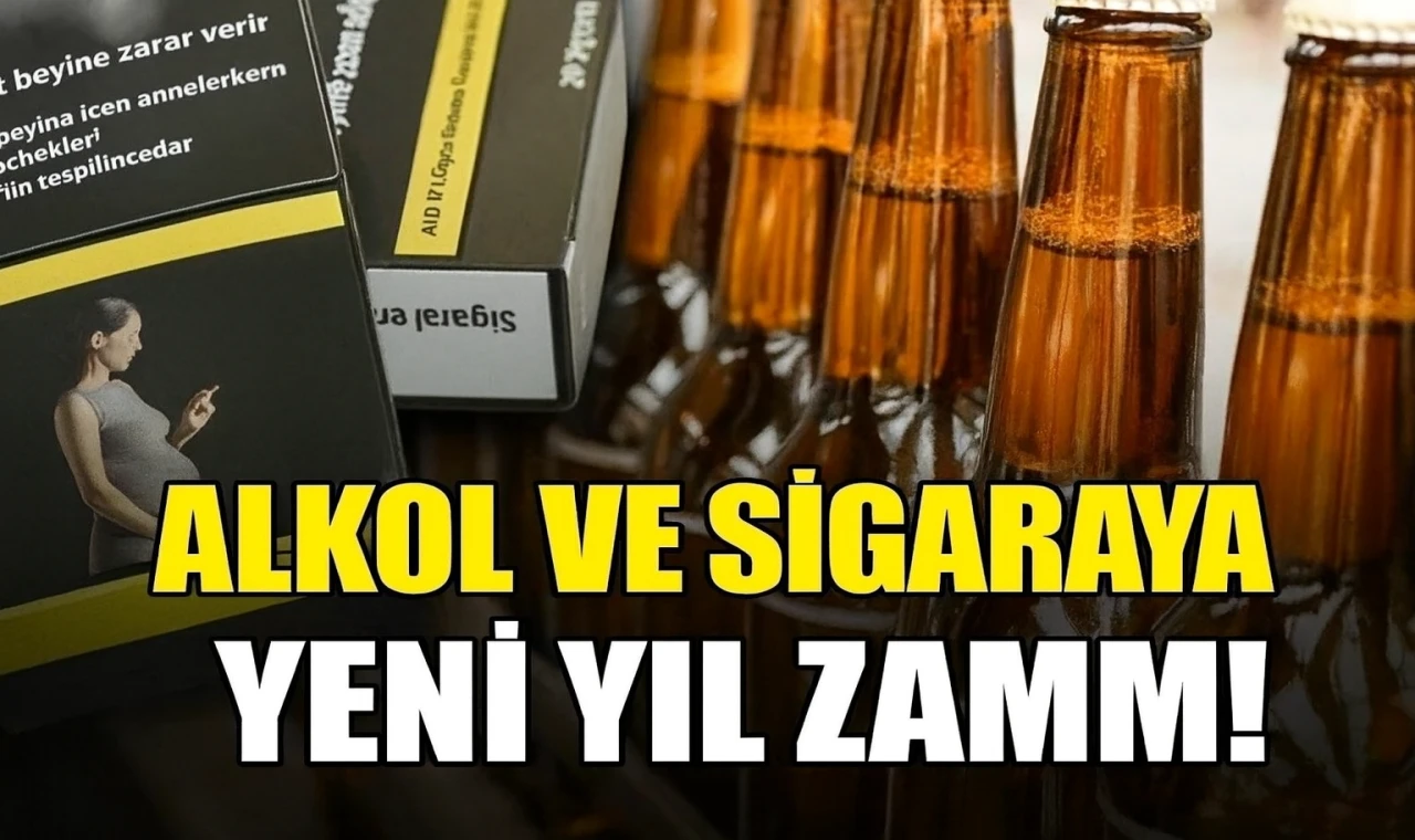 Sigara ve Alkollü İçeceklerde %7,95 ÖTV Artışı Resmen Yürürlükte