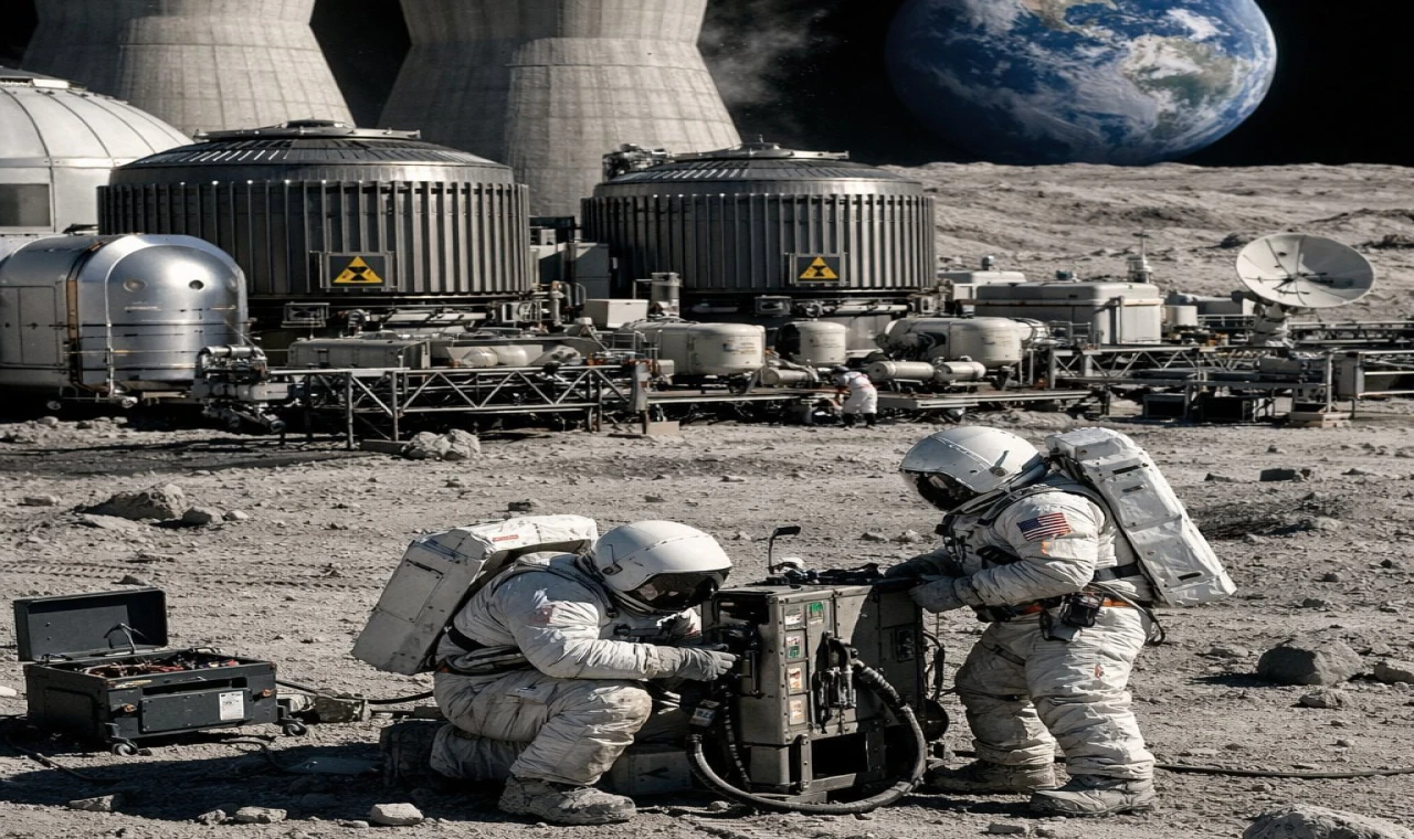 NASA, Ay Yüzeyine Nükleer Reaktör Kurmayı Planlıyor