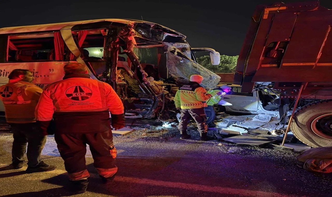 TEM Otoyolu Sakarya Geçişinde Zincirleme Kaza