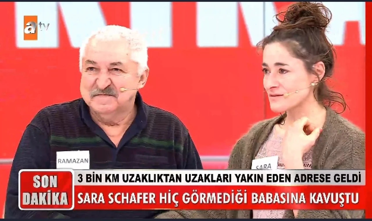 Almanya’dan Türkiye’ye Gelen Öğretmen Canlı Yayında Manisalı Babasına Kavuştu