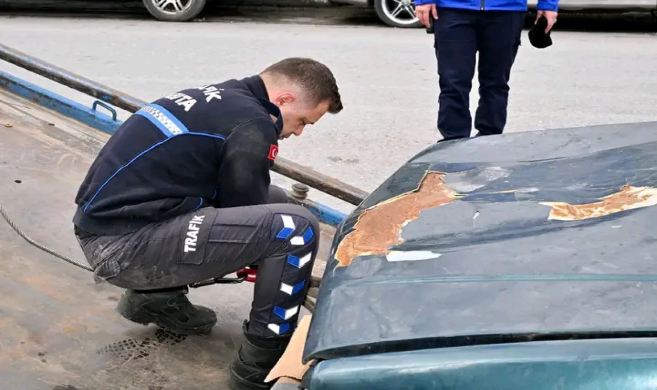 Hurda Araçlara Temizlik Operasyonu