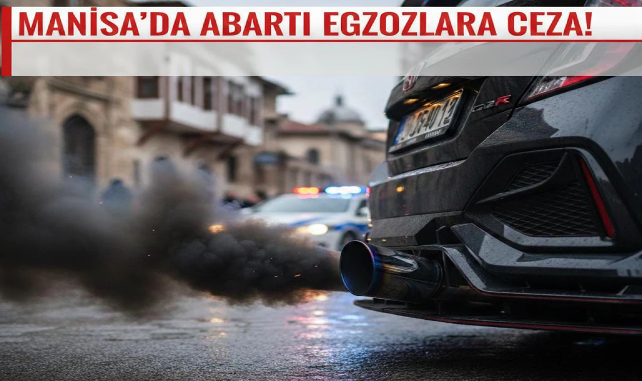 Manisa’da Egzoz Ve Yüksek Ses Denetimi!