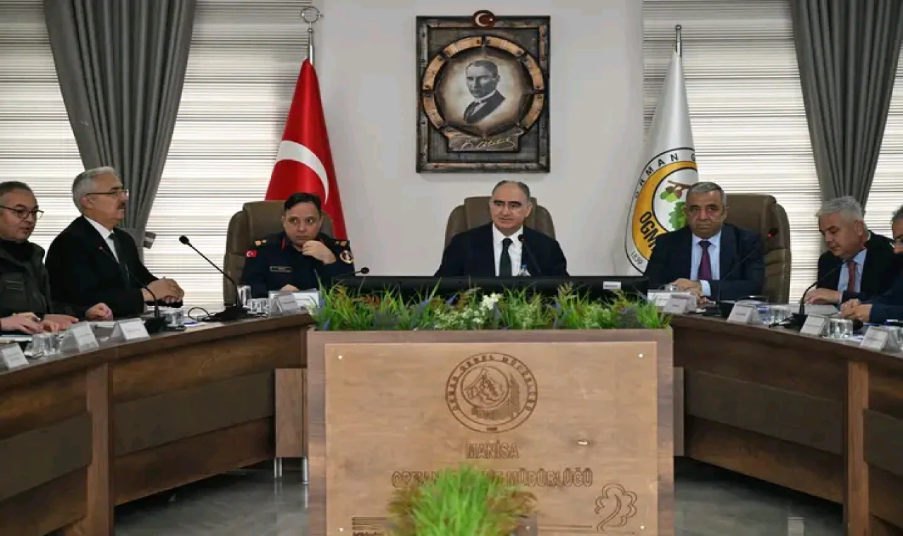 Manisa’da Orman Yangınlarıyla Mücadele Komisyonu Toplandı