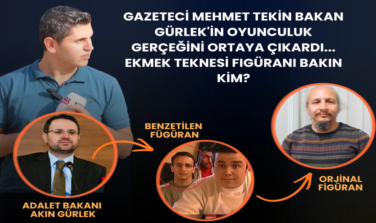 Gazeteci Mehmet Tekin Bakan Gürlek'in Oyunculuk Gerçeğini Ortaya Çıkardı... Ekmek Teknesi Figüranı Bakın Kim?
