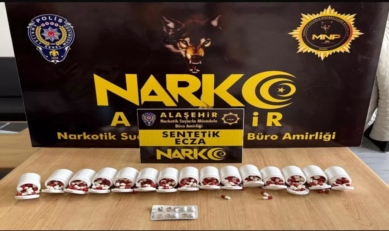 Manisa Alaşehir’de Narkotik Operasyonu 745 Sentetik Hap Ele Geçirildi