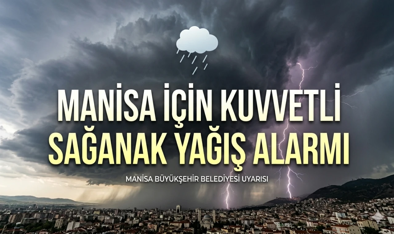 Manisa Büyükşehir Belediyesi’nden Sağanak Yağış Uyarısı