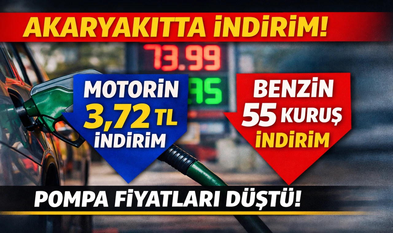 Motorin ve Benzinde Fiyatlar Geriledi