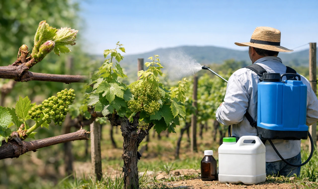 Salihli’de Bağ Üreticilerine Ölükol Hastalığı Uyarısı: İlaçlama Takvimine Dikkat