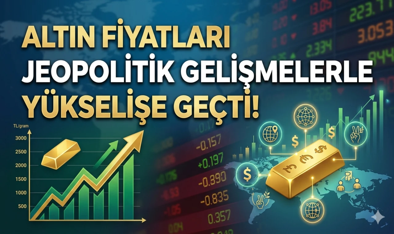 Altın Fiyatları Jeopolitik Gelişmelerle Yükselişe Geçti