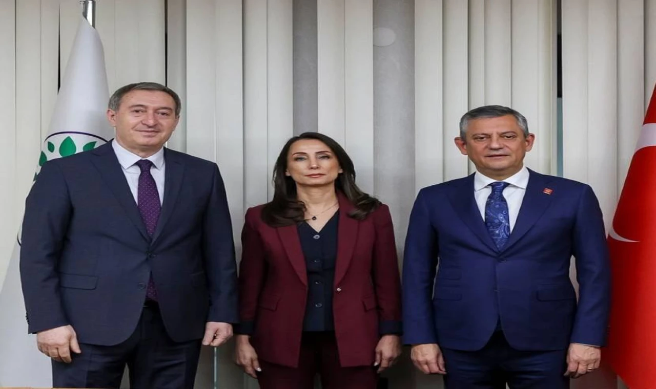 CHP Genel Başkanı Özgür Özel, DEM Parti Genel Merkezi’ni Ziyaret Etti