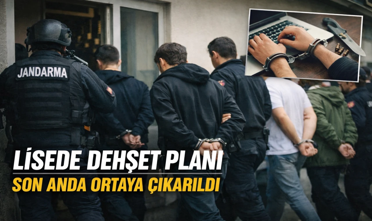 Lisede Dehşet Planı Son Anda Ortaya Çıkarıldı!