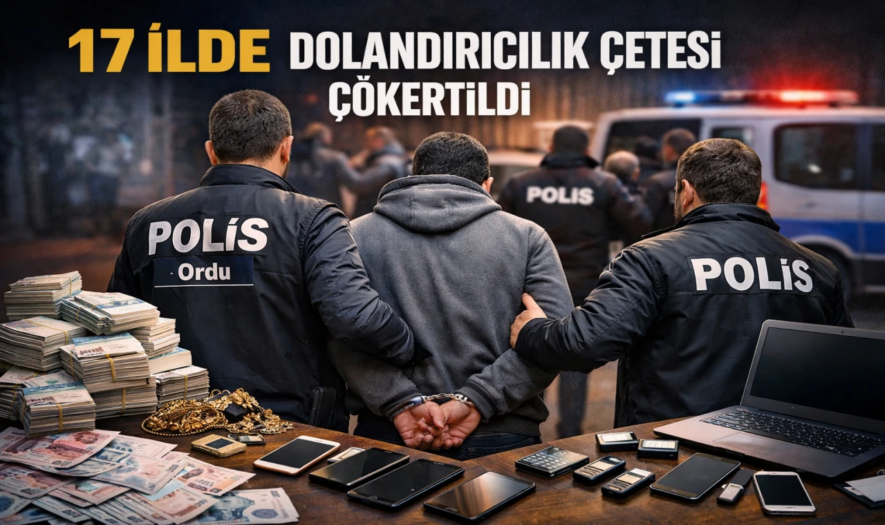 Manisa Dahil 17 İlde Dolandırıcılık Ağı Çökertildi