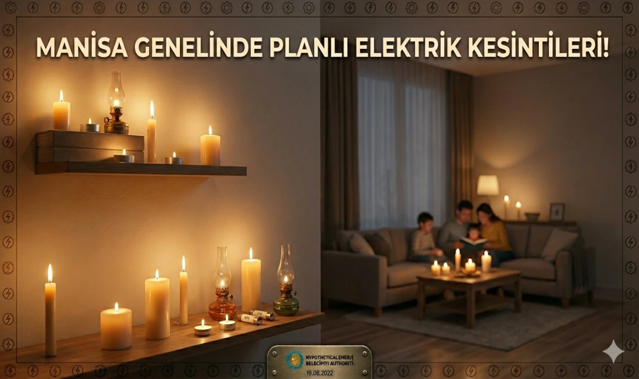 Manisa Genelinde Planlı Elektrik Kesintileri
