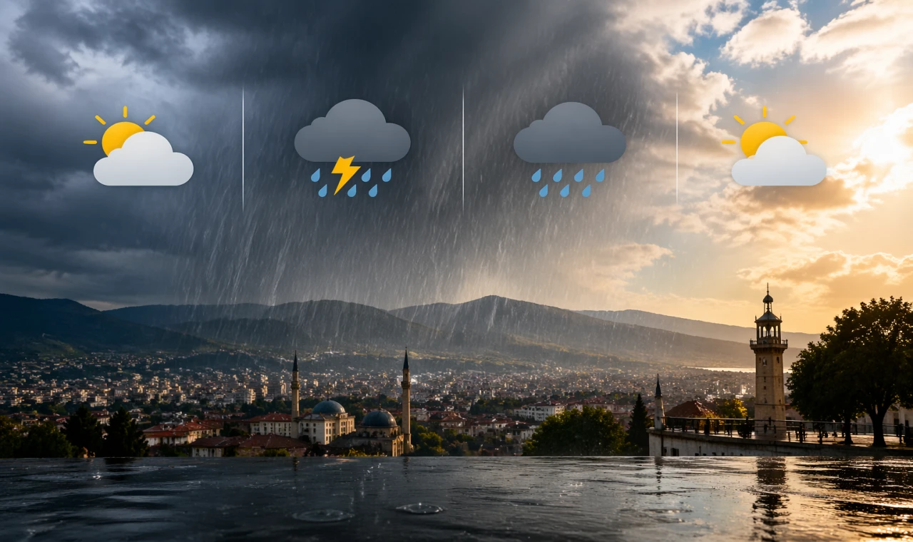 Manisa’da Bahar Havasına Yağış Arası