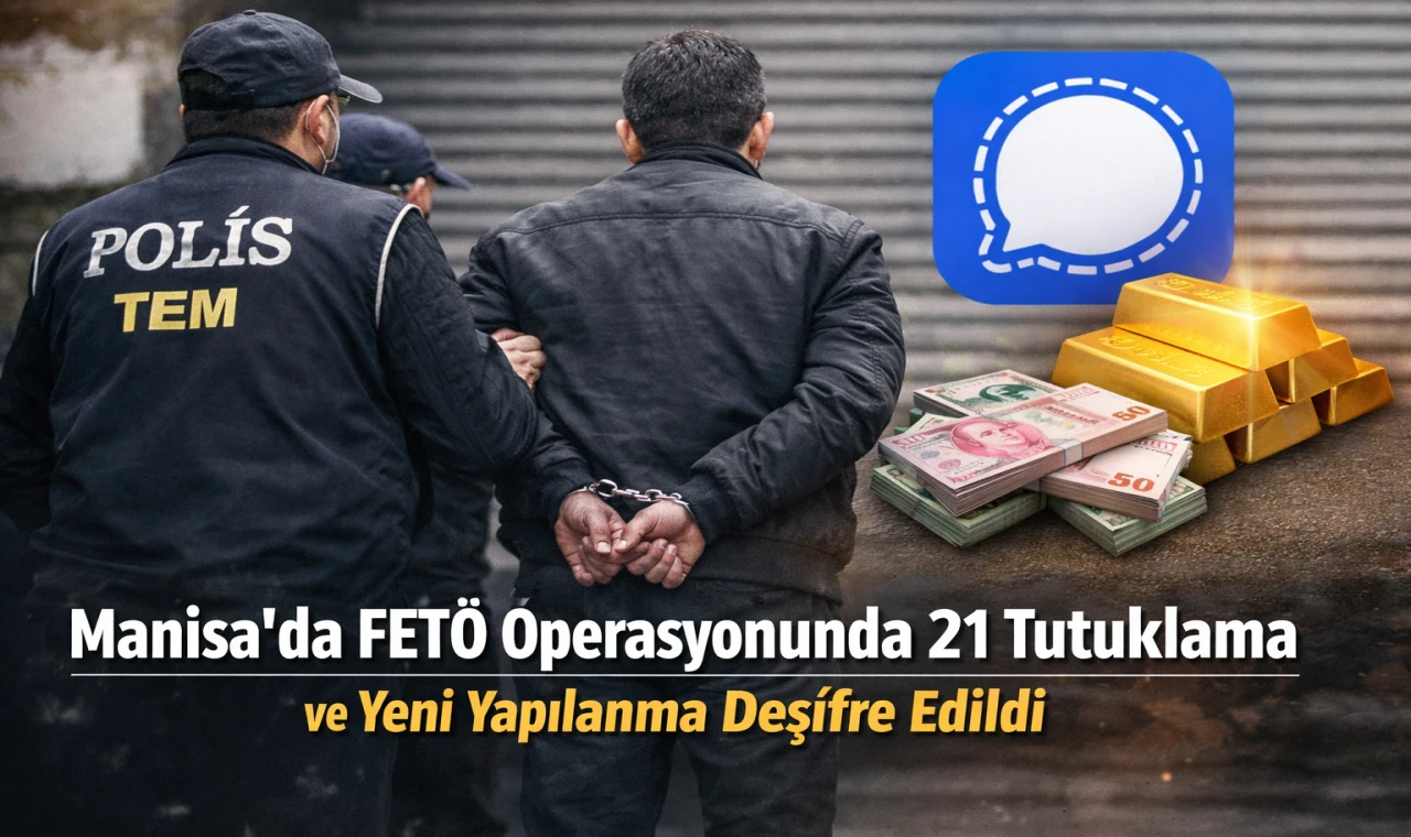 Manisa’da FETÖ Operasyonunda 21 Tutuklama ve Yeni Yapılanma Deşifre Edildi