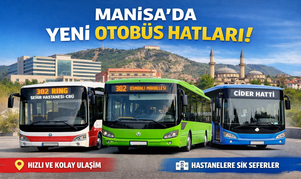 Manisa’da Yeni Otobüs Hatları Geliyor!