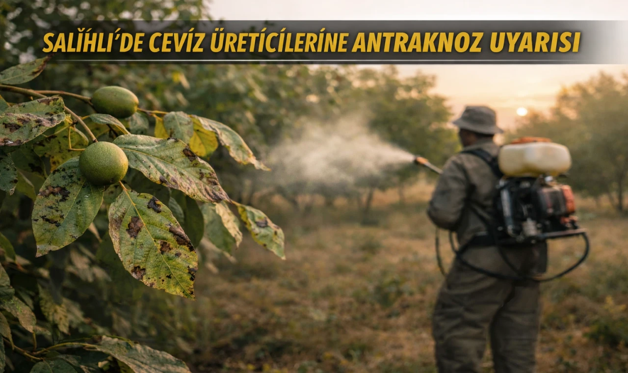 Salihli’de Ceviz Üreticilerine Antraknoz Uyarısı