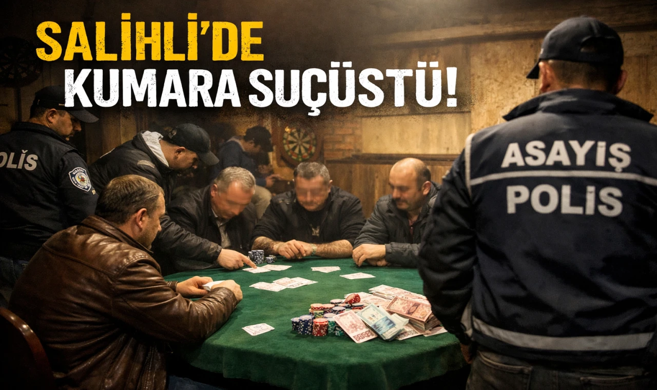 Salihli’de Kahvehanede Kumar Baskını Pahalıya Mal Oldu!