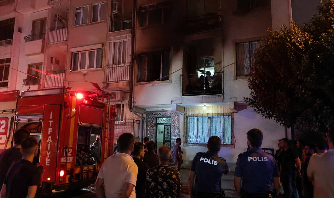 Turgutluda Kendi Evini Ateşe Veren Şahıs Yakalandı!