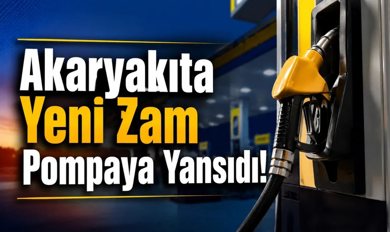 Akaryakıta Yeni Zam Pompaya Yansıdı!