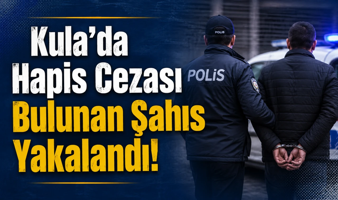 Kula’da Hapis Cezası Bulunan Şahıs Yakalandı