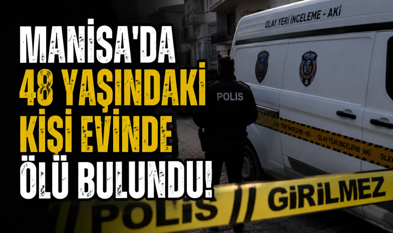 Manisa’da 48 Yaşındaki Kişi Evinde Ölü Bulundu!