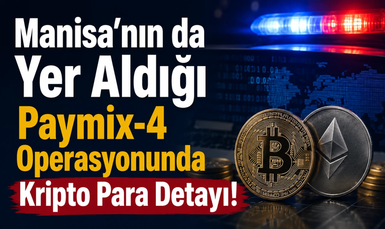 Manisa’nın da Yer Aldığı Paymix-4 Operasyonunda Kripto Para Detayı