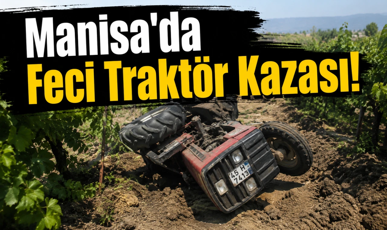 Sarıgöl’de Traktör Faciası