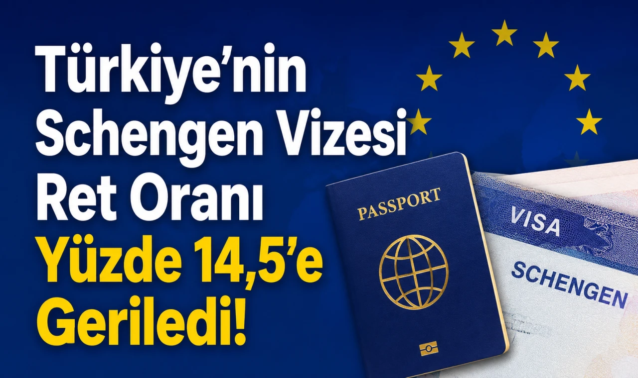 Türkiye’nin Schengen Vizesi Ret Oranı Yüzde 14,5’e Geriledi