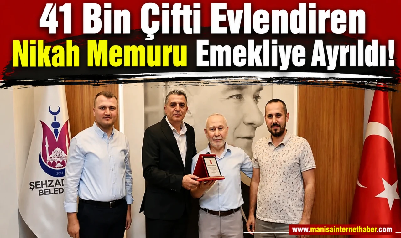 41 Bin Çiftin Nikahını Kıyan Nurettin Başkurt'a Duygusal Veda
