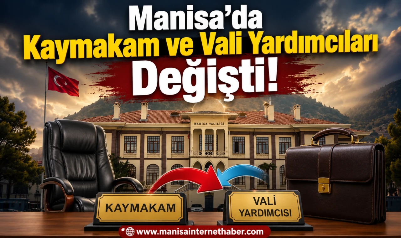 Atama Kararnamesiyle Manisa'da 5 İsim Değişti