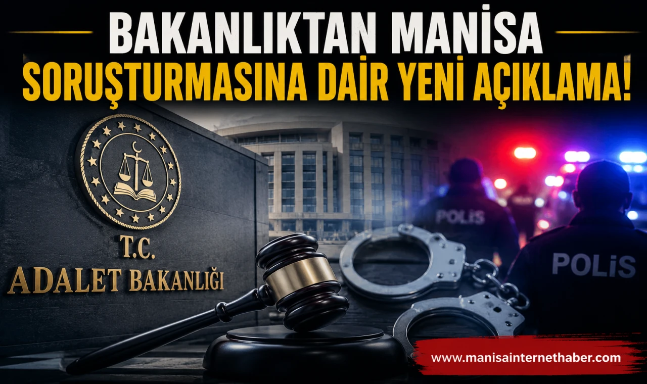 Bakanlıktan Manisa Soruşturmasına Dair Yeni Açıklama!