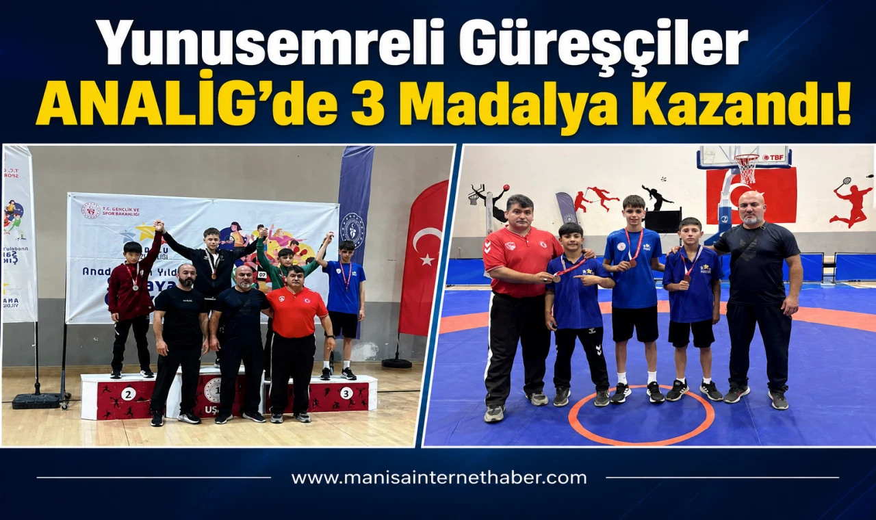 Bronz Madalyalar Yunusemre’ye Geldi