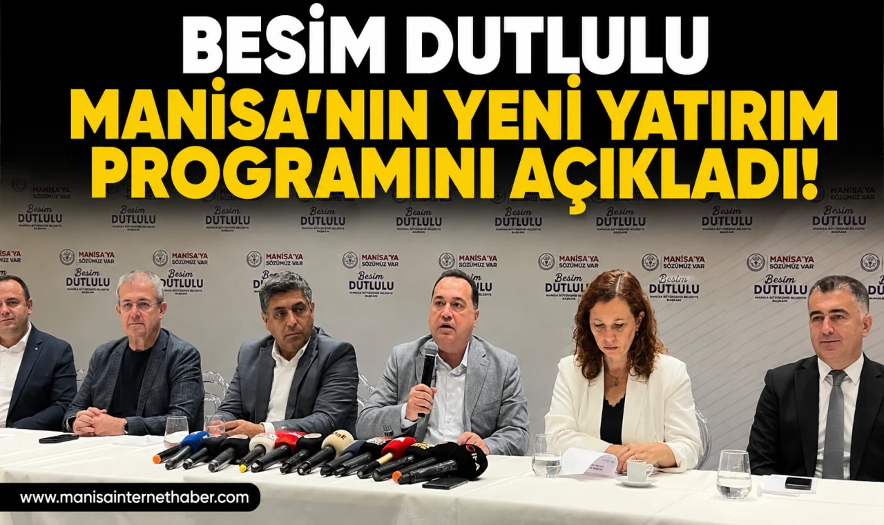 Manisa Büyükşehir’den 17 İlçeyi Kapsayan Yatırım Hamlesi